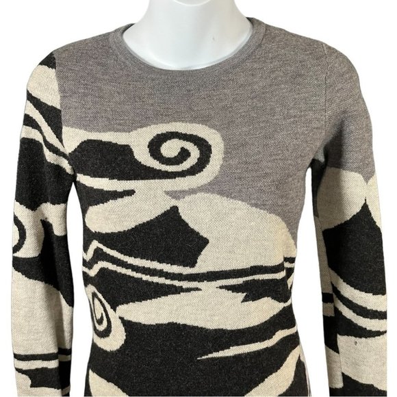 Diane Von Ferstenberg Berlin Long Sleeve Fitted Wool Sweater Dress XS - Picture 3 of 10